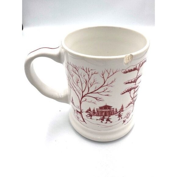NWT Juliska Country Estate Winter Frolic 4pc Place Setting (Chip on mug!) - Picture 3 of 15